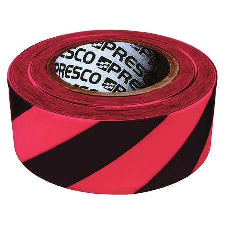 PRESCO Striped Flagging Tape SPGBK